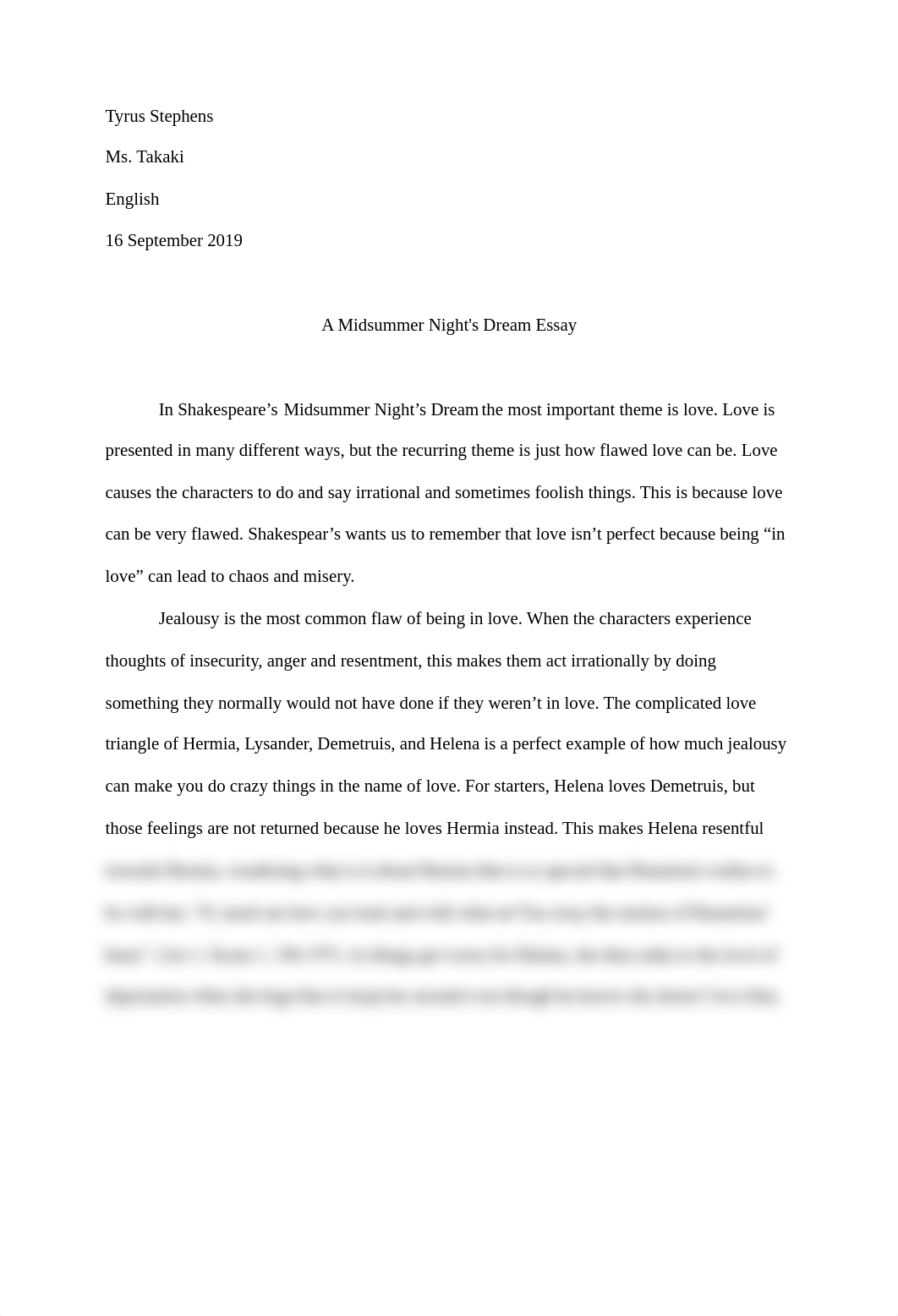 Final Draft A midsummer night's dream essay.pdf_dzoxmdgnidr_page1