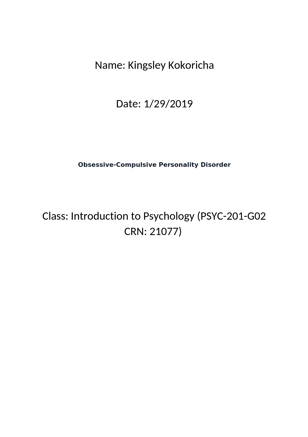 Obsessive-Compulsive Personality Disorder article Kingsley Kokoricha.docx_dzpqnstkre6_page1