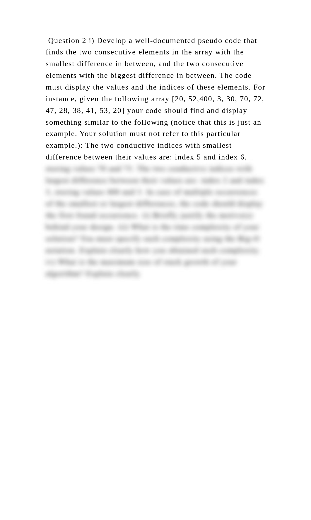 Question 2 i) Develop a well-documented pseudo code that finds the tw.docx_dzqjia3xdfr_page2