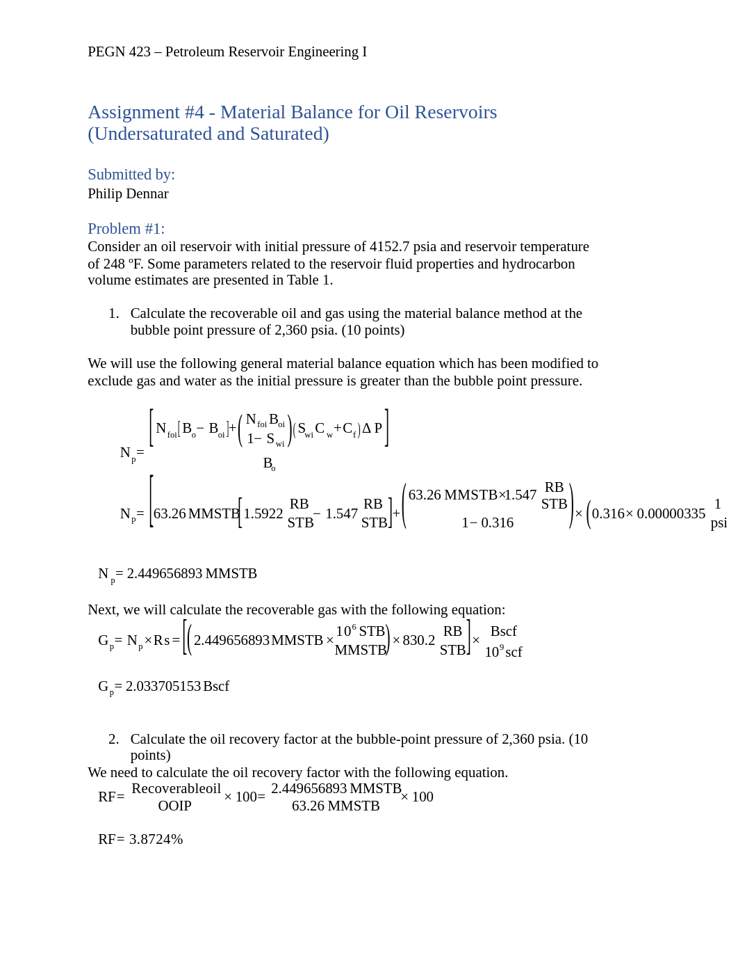 PEGN423 - Assignment 5 - MatBal Oil Reservoirs (2).docx_dzqxvo84pxi_page1