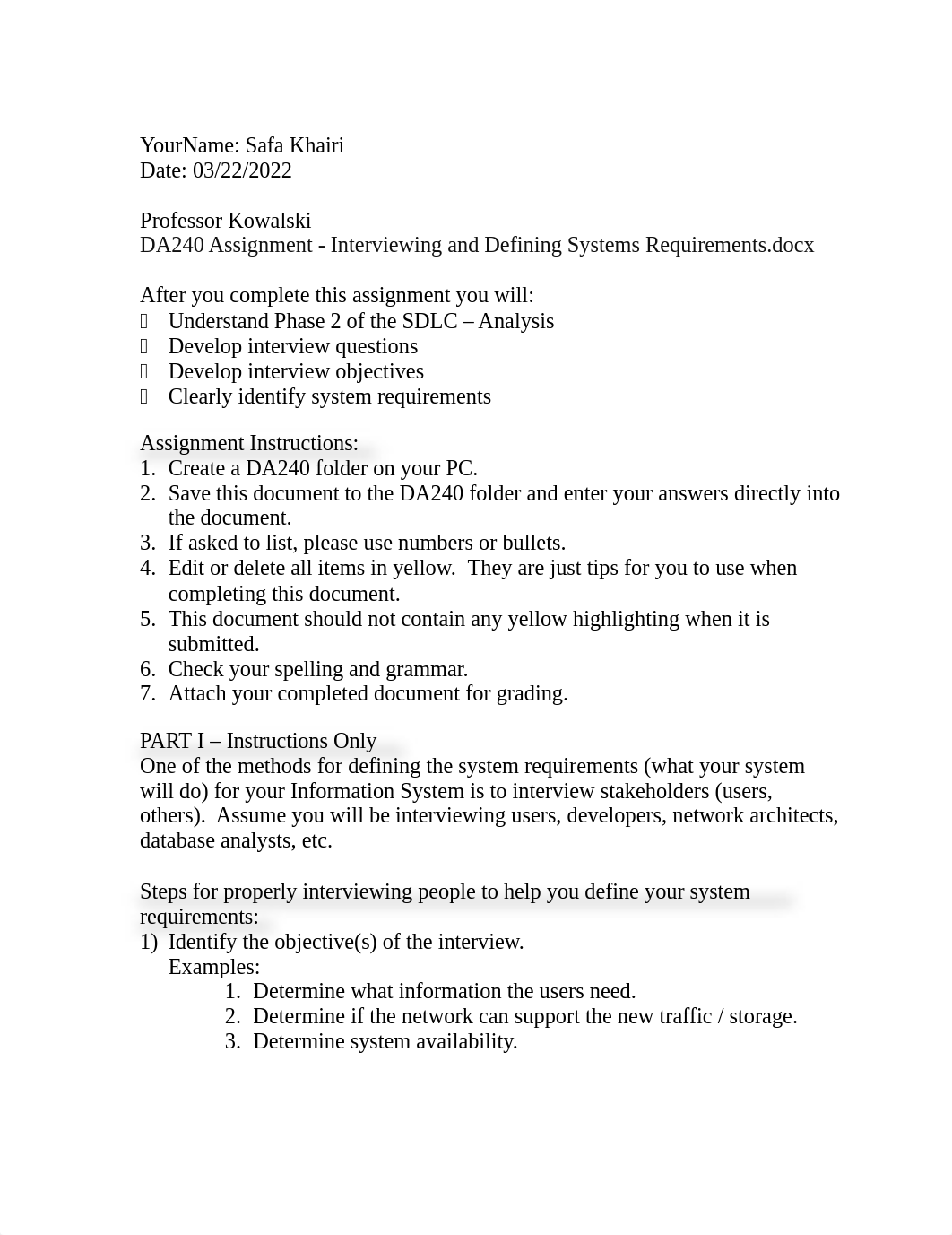 DA240 Assignment - Interviewing and Defining Systems Requirements Khairi.docx_dzqyxxj9wk5_page1