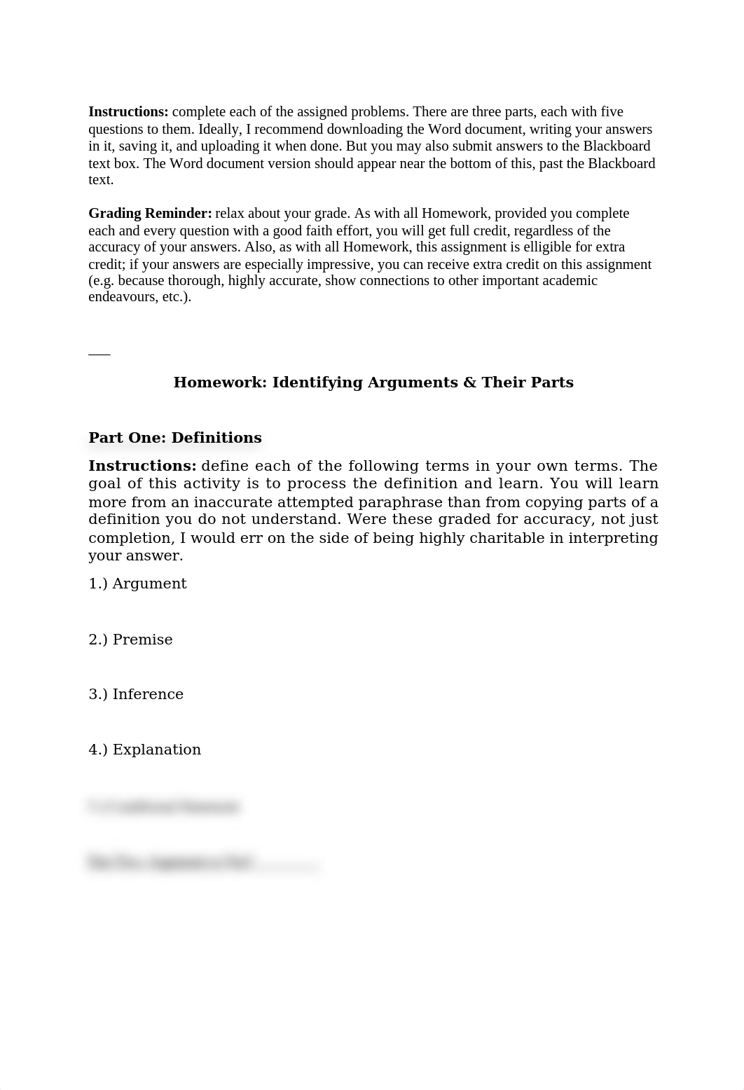 Homework - Identifying Arguments and their parts.docx_dzr1bmvoiv6_page1