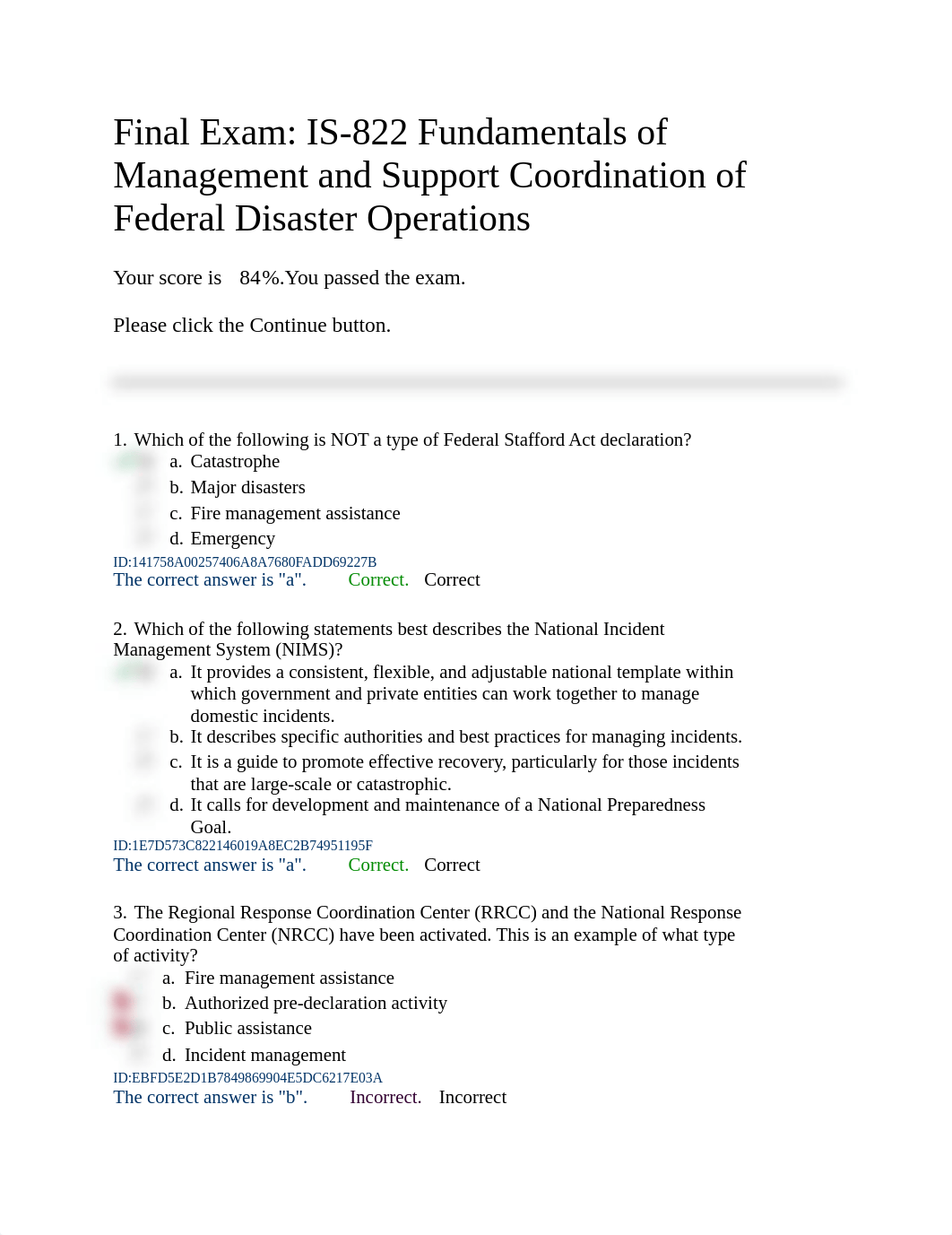 IS-0822 Fundamentals of Management and Support ANSWERS.docx_dzrgfzqz1uf_page1