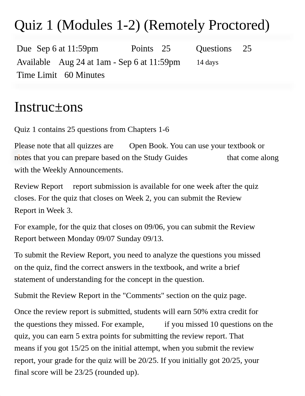 Quiz 1 (Modules 1-2) (Remotely Proctored)_ BUS110-24646 (ONL) Bus Law_Legal Environment.pdf_dzrj2hp6wqp_page1