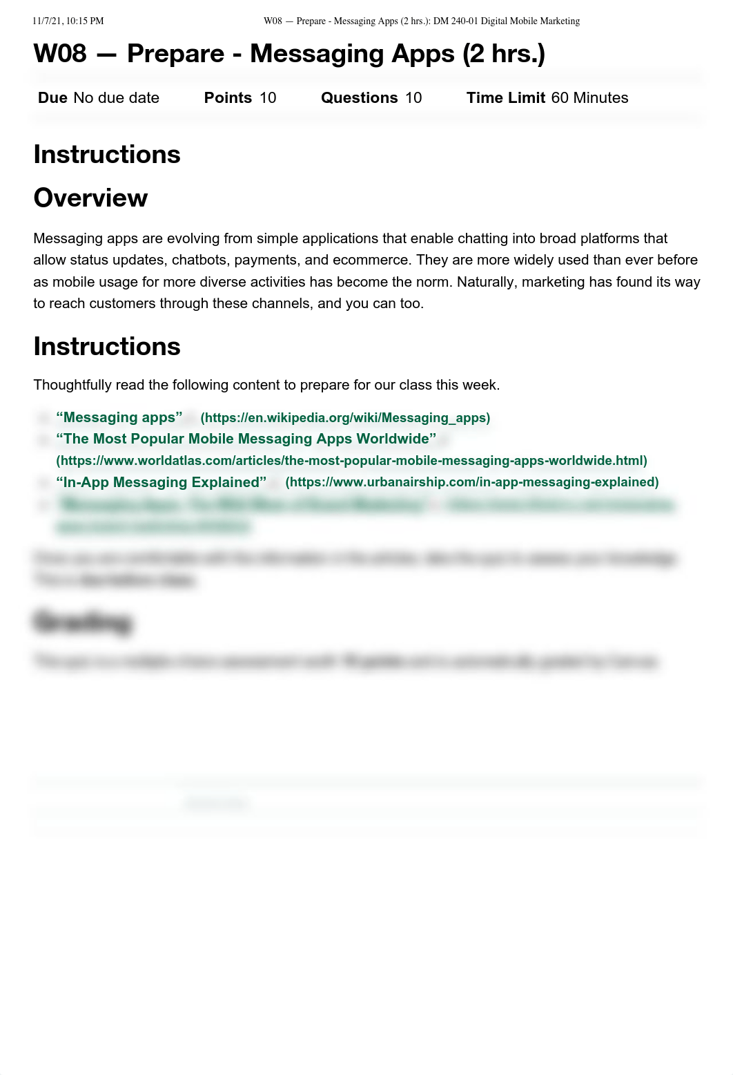 W08 — Prepare - Messaging Apps (2 hrs.)_ DM 240-01 Digital Mobile Marketing.pdf_dzrk5osfp62_page1