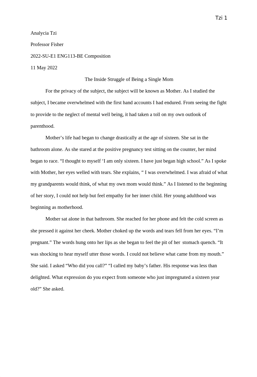 Single Mom Essay.docx_dzrmelyage0_page1