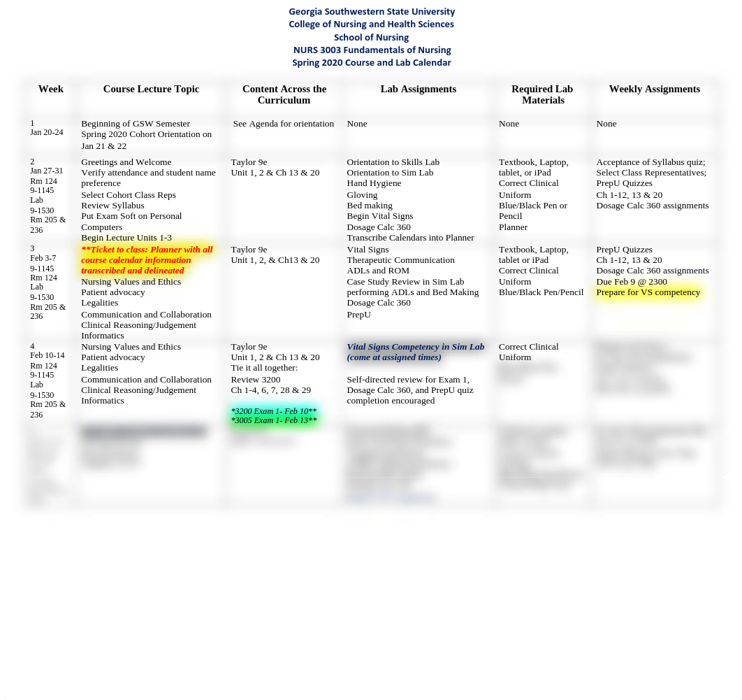 Nursing 3003 Fundemental Course calendar.pdf_dzrnzy4diwf_page1