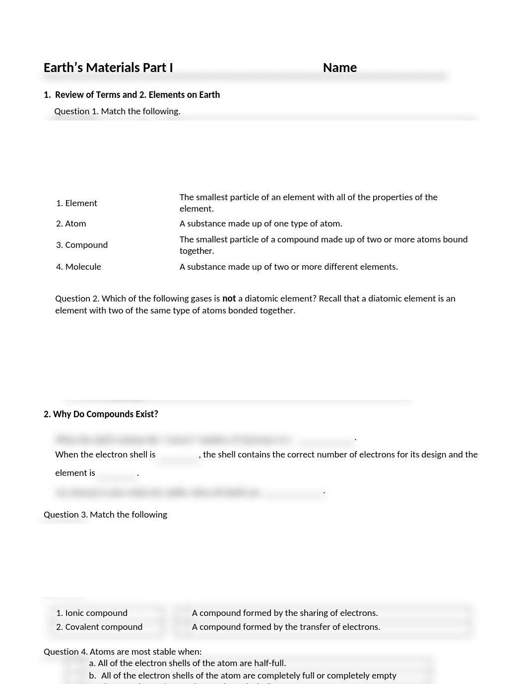 Earth's Materials Part I Answer Sheet V4-2.docx_dzru9gs44md_page1