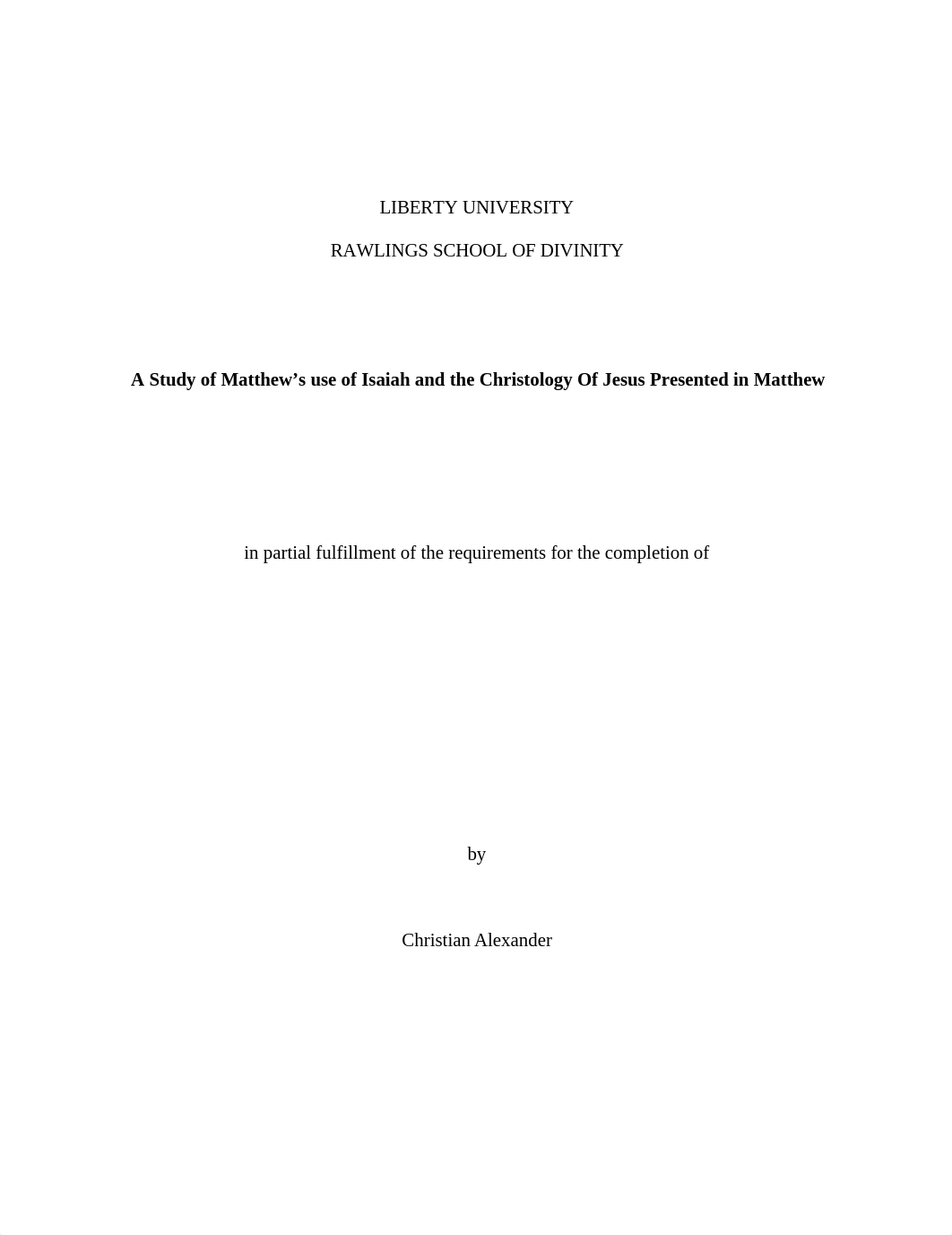 A Study of Matthew use of Isaiah and the Christology Of Jesus Presented in Matthew.docx_dzs0qhpn2vc_page1