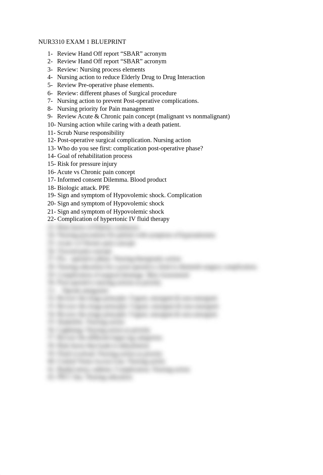 NUR3310 EXAM 1 BLUEPRINT.docx_dzs4xhohj0k_page1