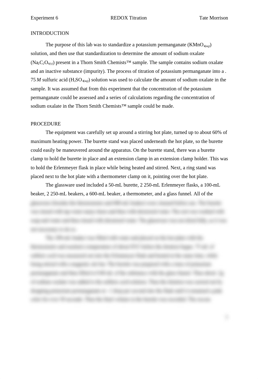 Chem 1 Lab Report REDOX titration .docx_dzs8ewlisy3_page1