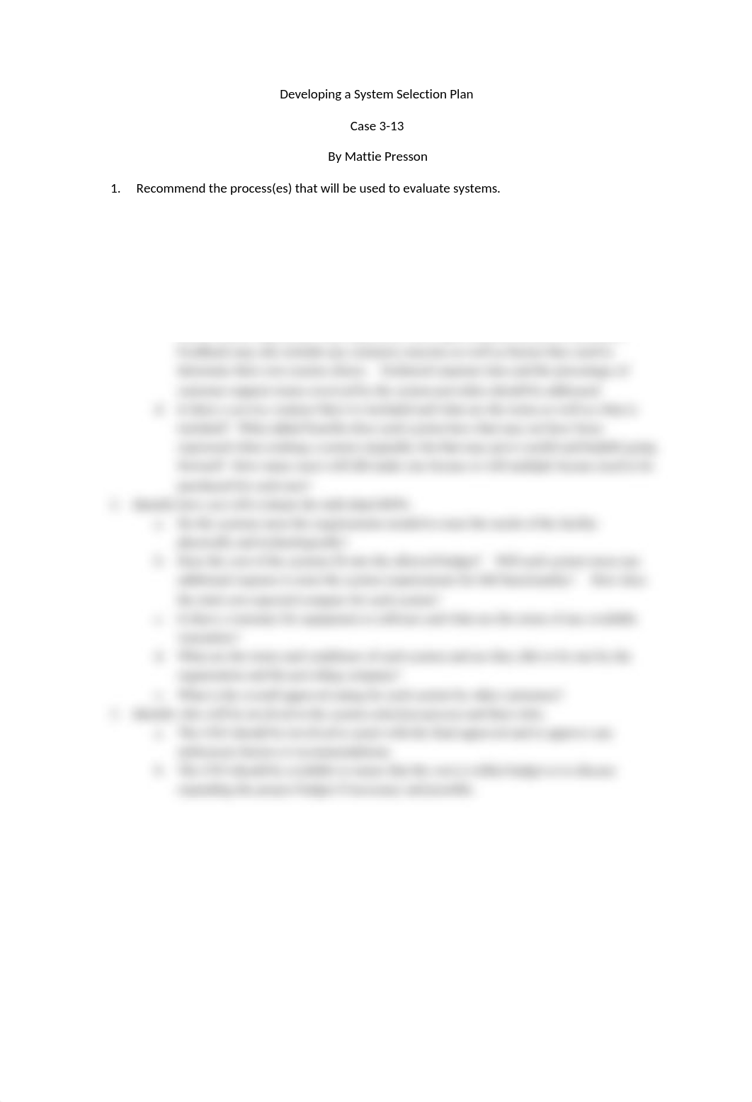 Developing a System Selection Plan Case 3-13.docx_dzsi8egnc8z_page1