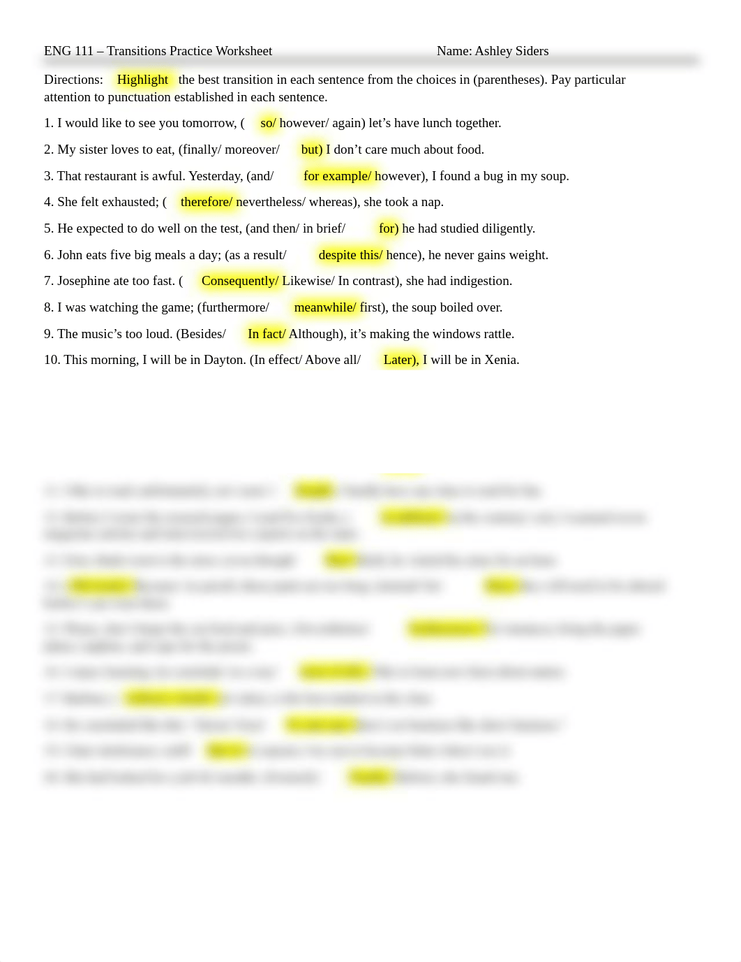 A. Siders Transitions Practice Worksheet .docx_dzsj00akljj_page1