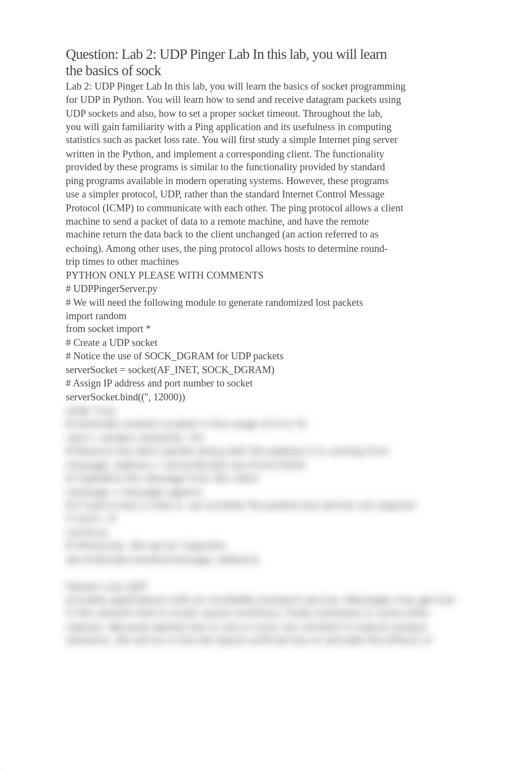 Question_ Lab 2_ UDP Pinger Lab In this lab, you will learn the basics... (1).pdf_dzt3qdy4139_page1