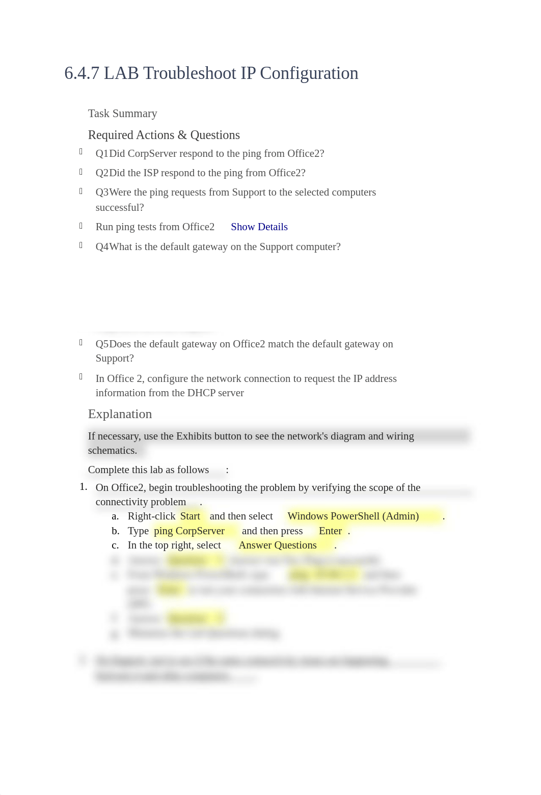 6.4.7 LAB Troubleshoot IP Configuration.docx_dztaqxz1f3e_page1