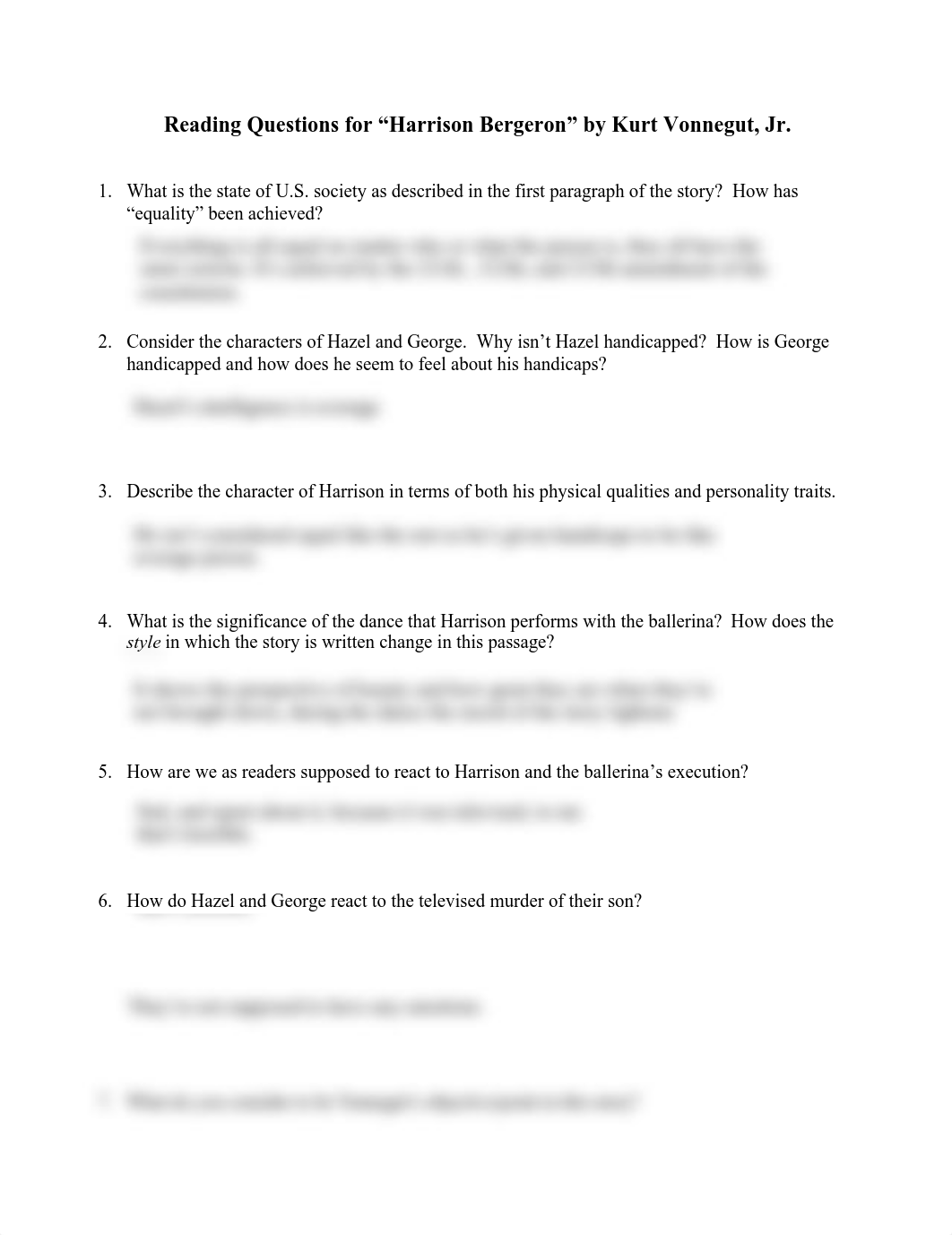 Harrison Bergeron-Reading Questions.pdf_dztau1n3bxh_page1