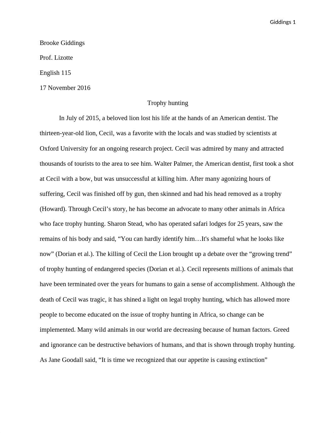 Trophy hunting essay.docx_dztcp4ek7e2_page1