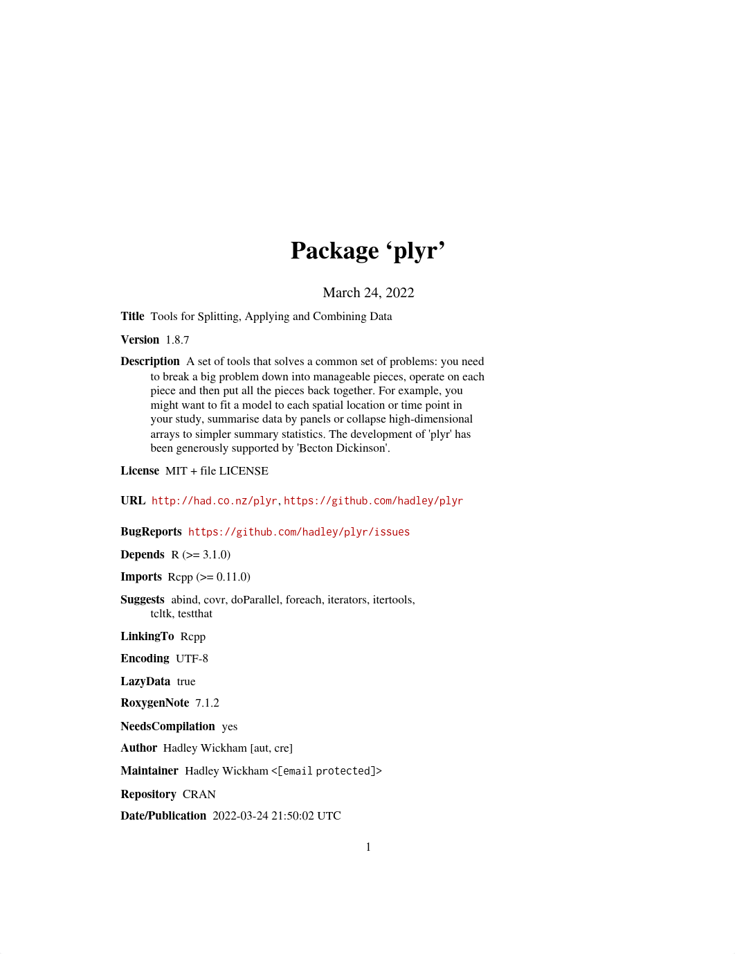 Package 'plyr' and tools.pdf_dztj8wuofni_page1