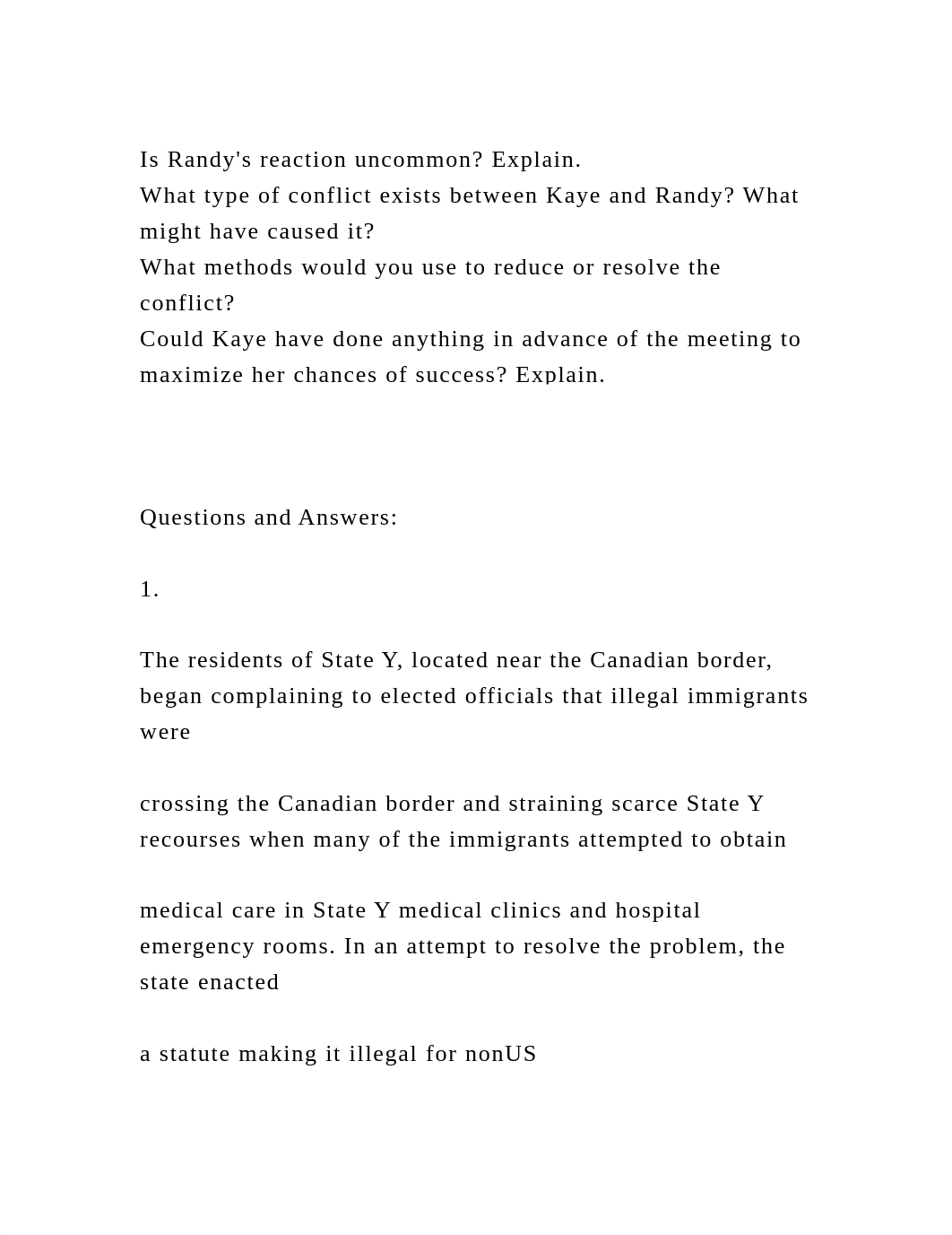 Is Randys reaction uncommon Explain.What type of conflict exists.docx_dztm5jz5m3e_page2