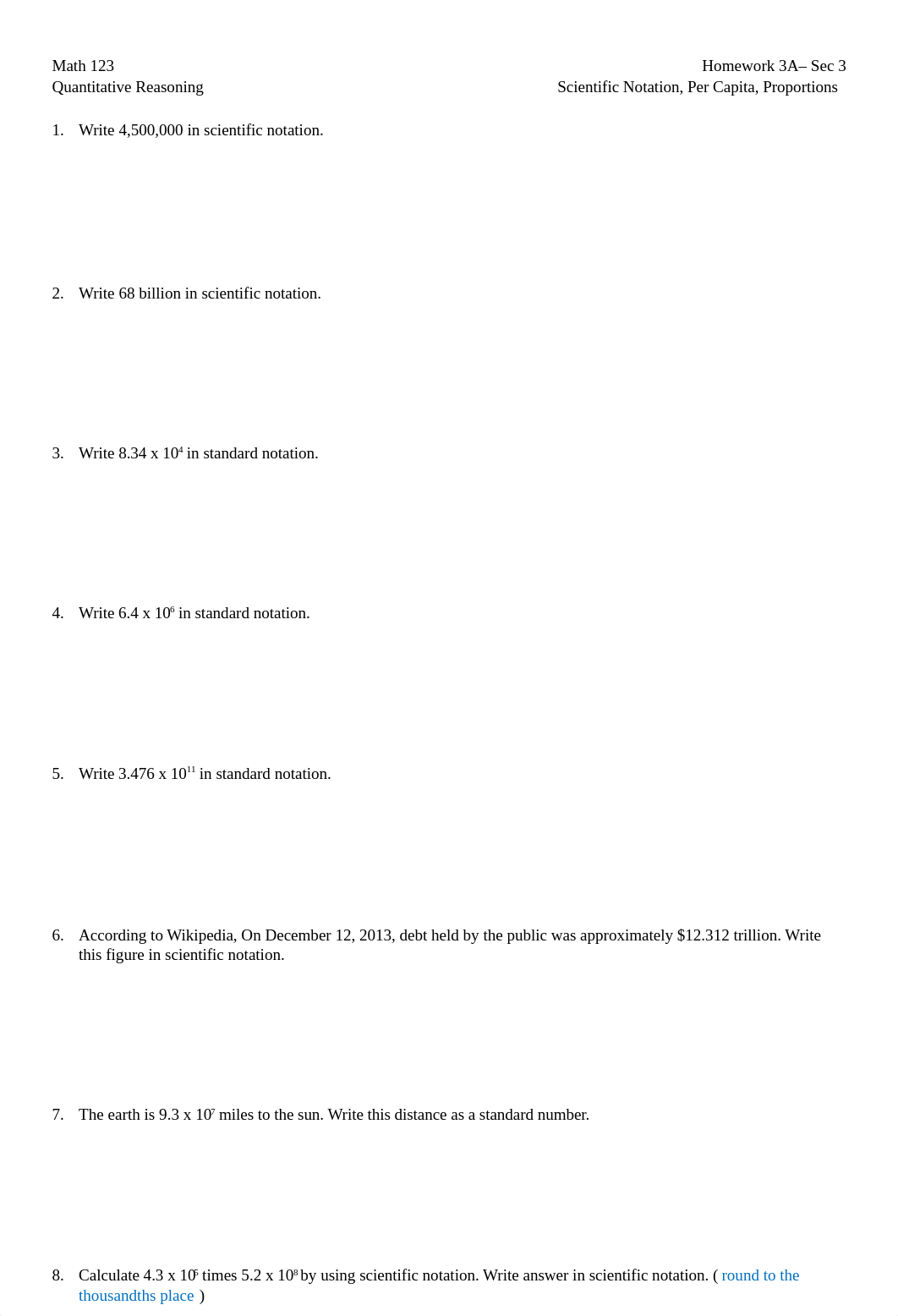 HW 3A - Sec 3 Scientific Notation, Per Capita, Proportions.docx_dztmfadutoe_page1