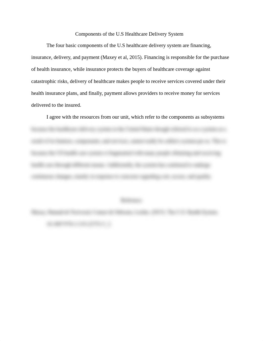 Components of the U.S Healthcare Delivery System wk 1.docx_dztt52rouuu_page1