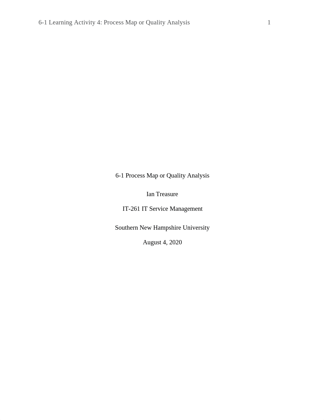IT-261 6-1 Process Map or Quality Analysis.docx_dztwqiw3h31_page1