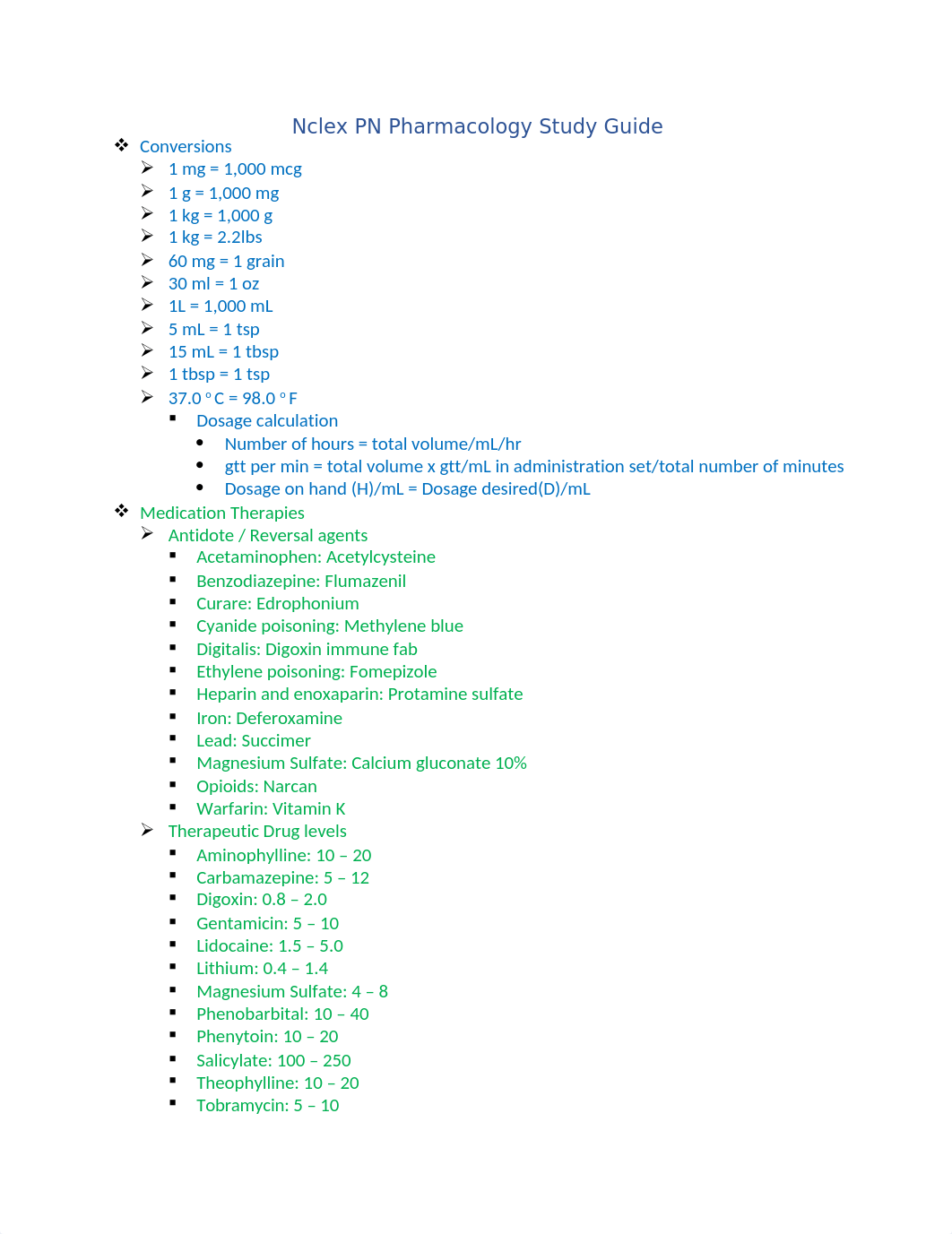 Nclex PN Pharmacology Study Guide.docx_dzu0an1zcbt_page1