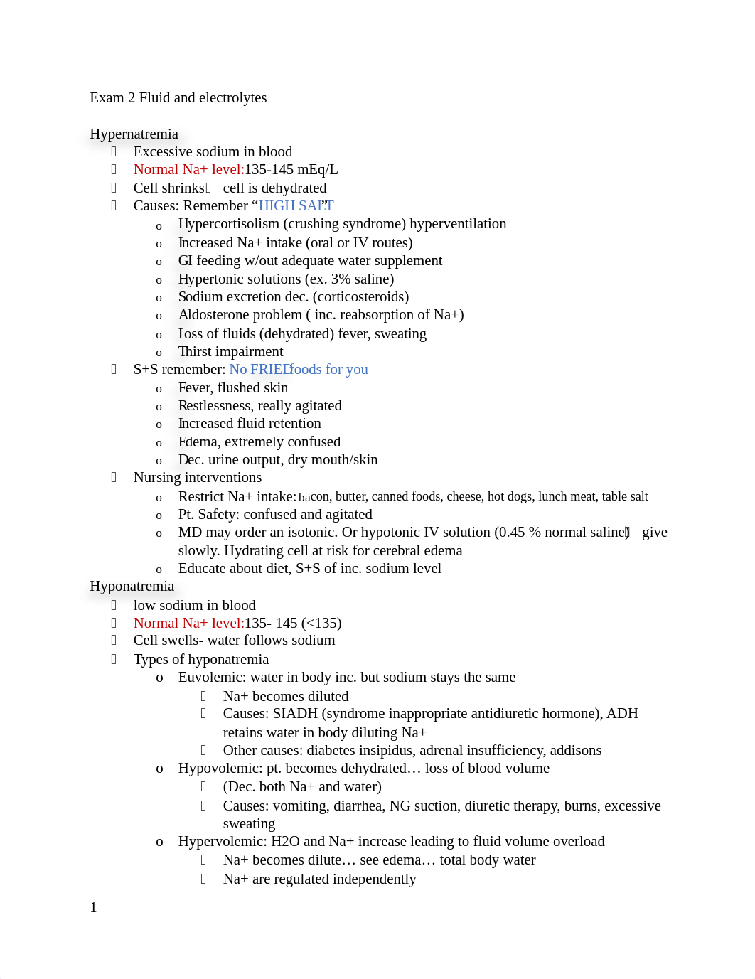 Exam 2 Fluid and electrolytes.docx_dzuat7jbzk2_page1