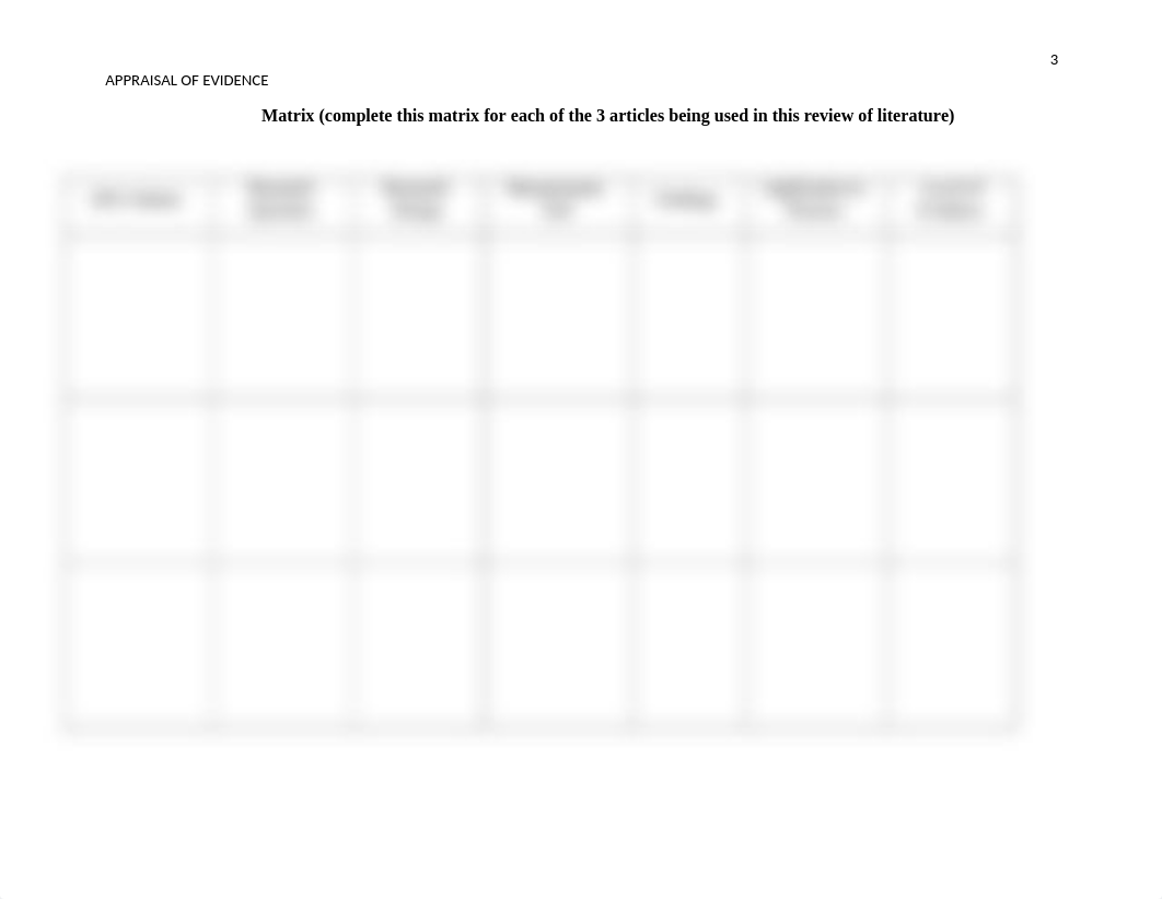 NUR 317 Appraisal of Evidence and matrix.docx_dzugxy9l9i3_page3