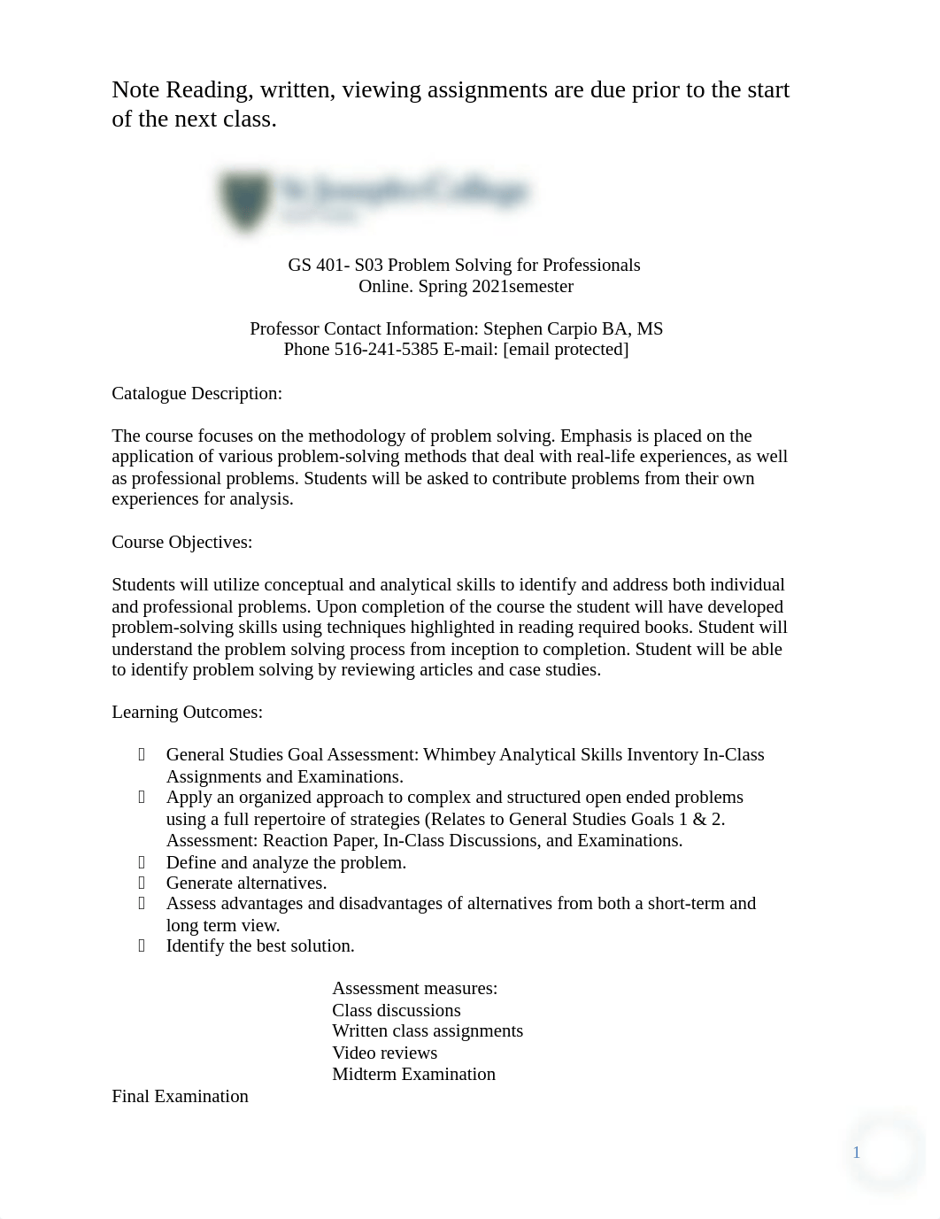 GS 401-3 Problem Solving for Professionals.docx Online Spring 2021-1.docx1282020.docx_dzurcn2tta1_page1