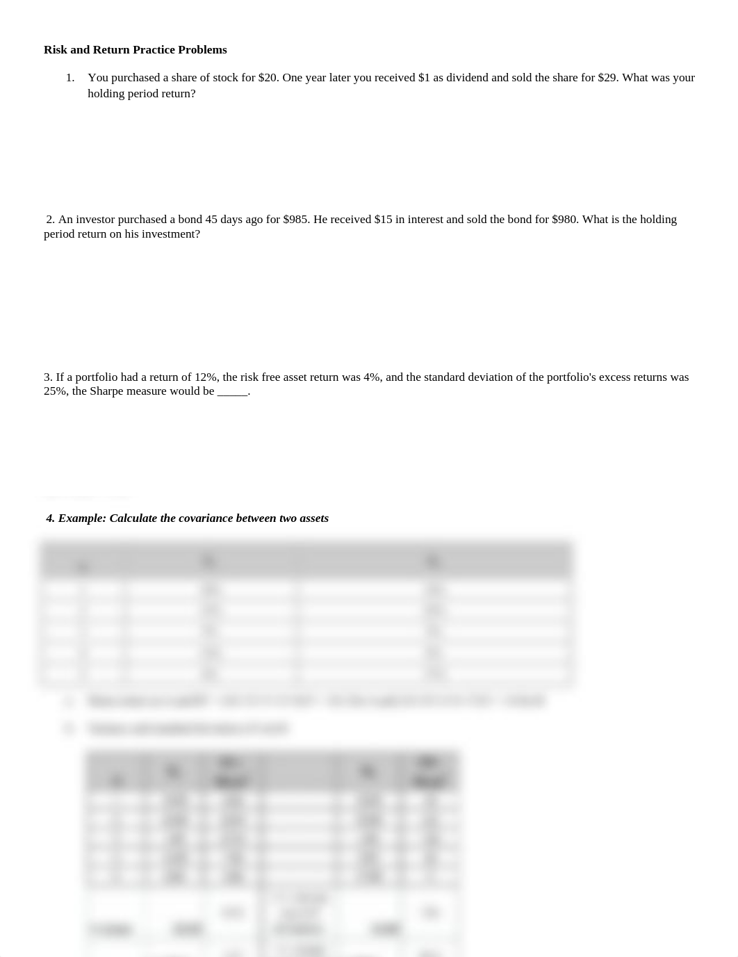 Risk and Return practice problems and solutions_dzv7397fe05_page1