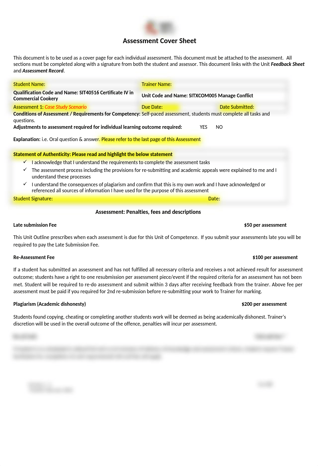 SITXCOM005 Assessment 1 -Case Study Scenarios_V2.docx_dzvbeck79is_page1