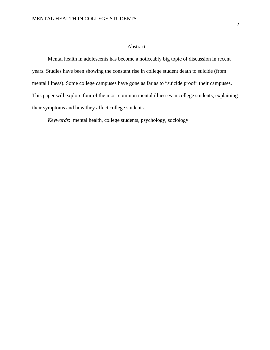 Mental Health in College Students FINAL Research Paper.docx_dzvqt5tr7j4_page2