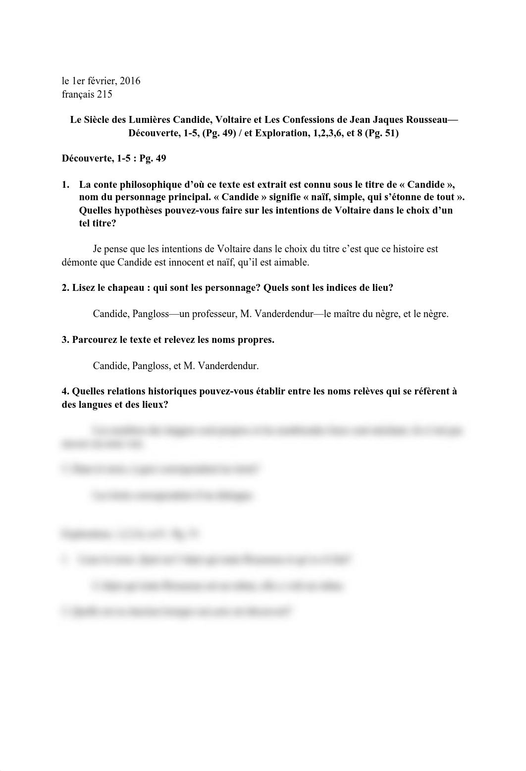 French 215--Le Siècle des Lumières Candide, Voltaire et Les Confessions de Jean Jaques Rousseau—Déco_dzvtxnsktl0_page1