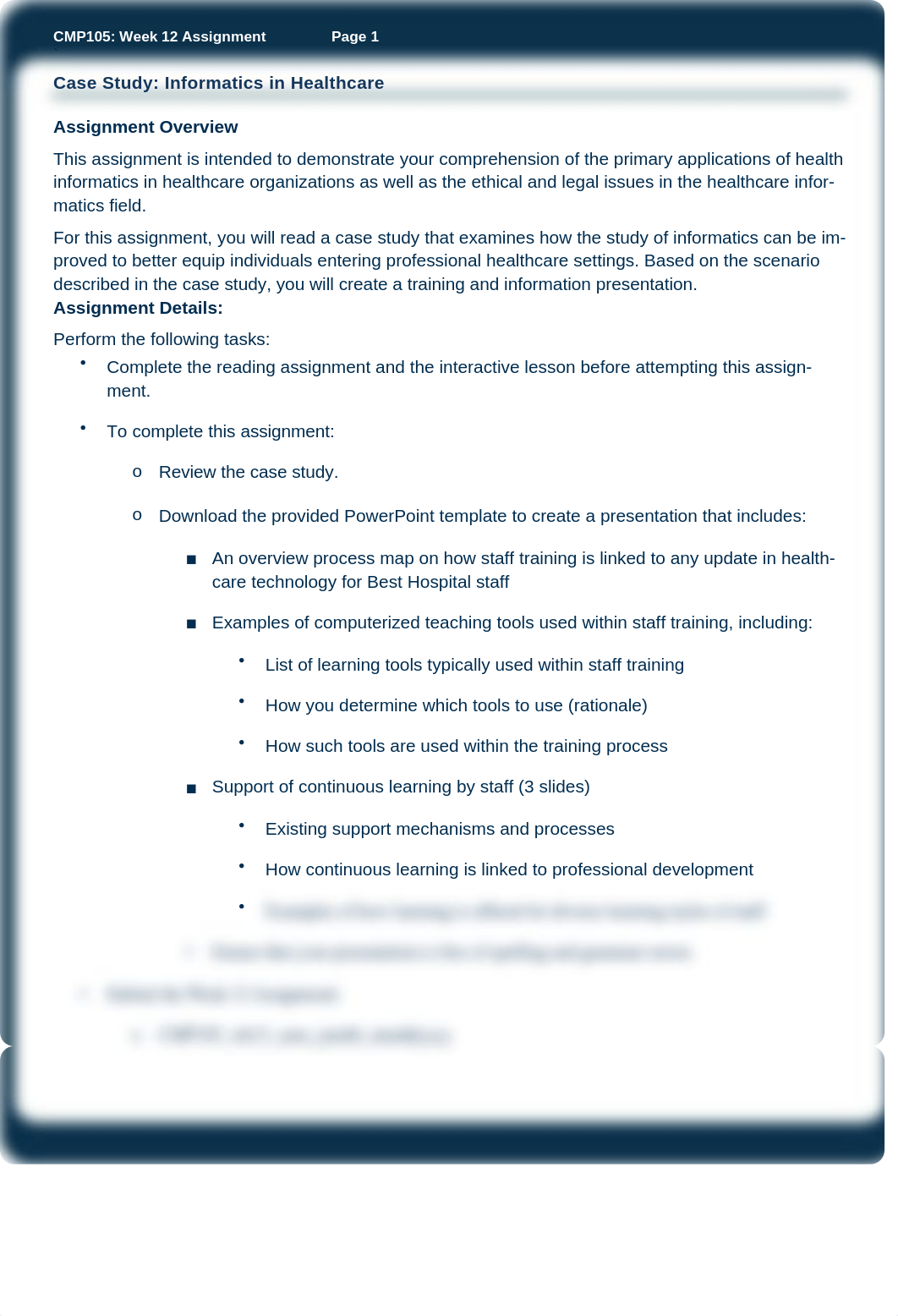 CMP105H Wk12 Assignment (1) 1.docx_dzw5bk5dvgl_page1