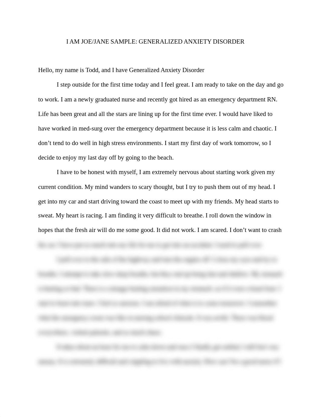 I am joe  jane sample generalized anxiety disorder.docx_dzw93sh7bg1_page1