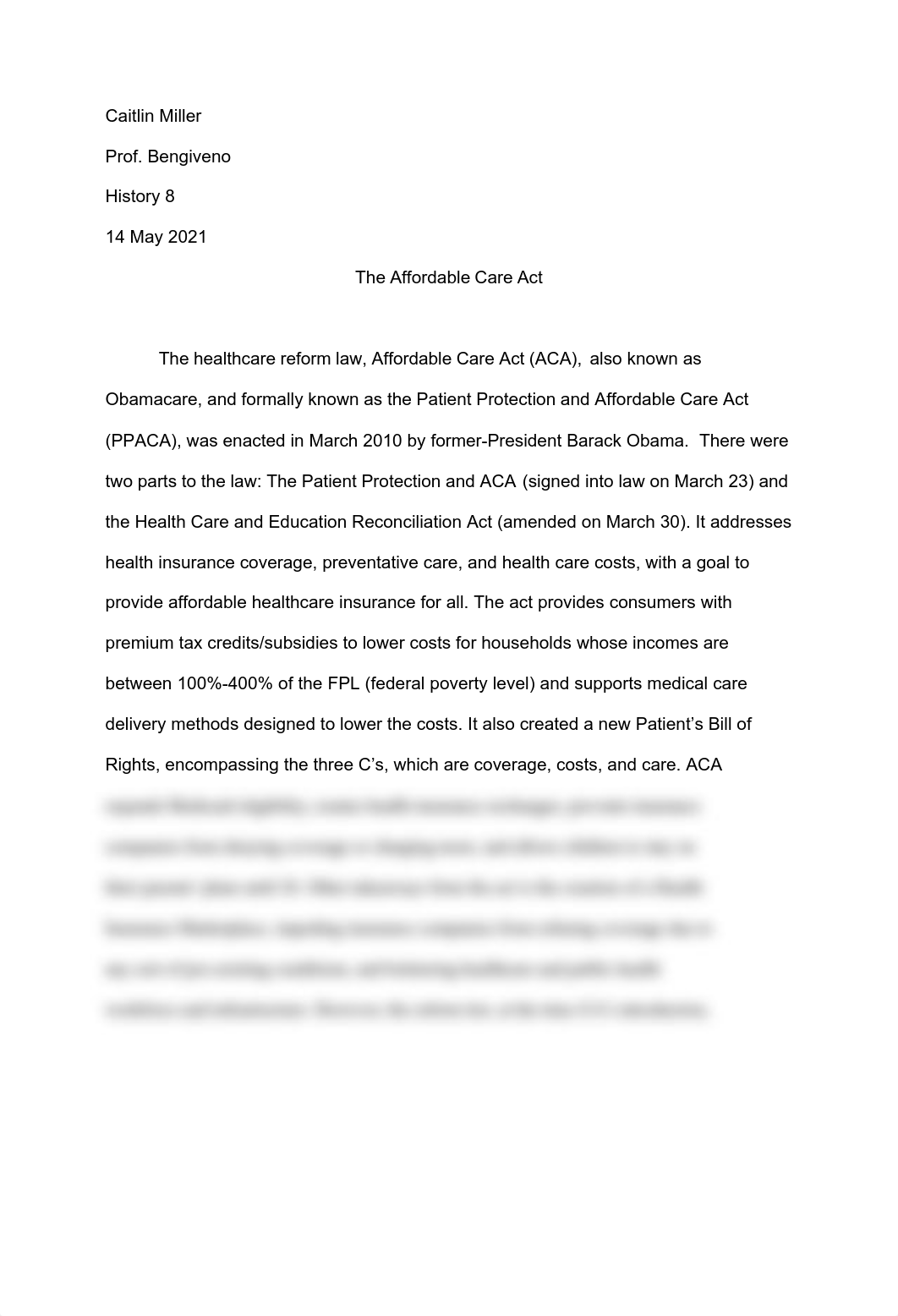 Hist 8_ The Affordable Care Act (Caitlin Miller).pdf_dzwe835nvto_page1