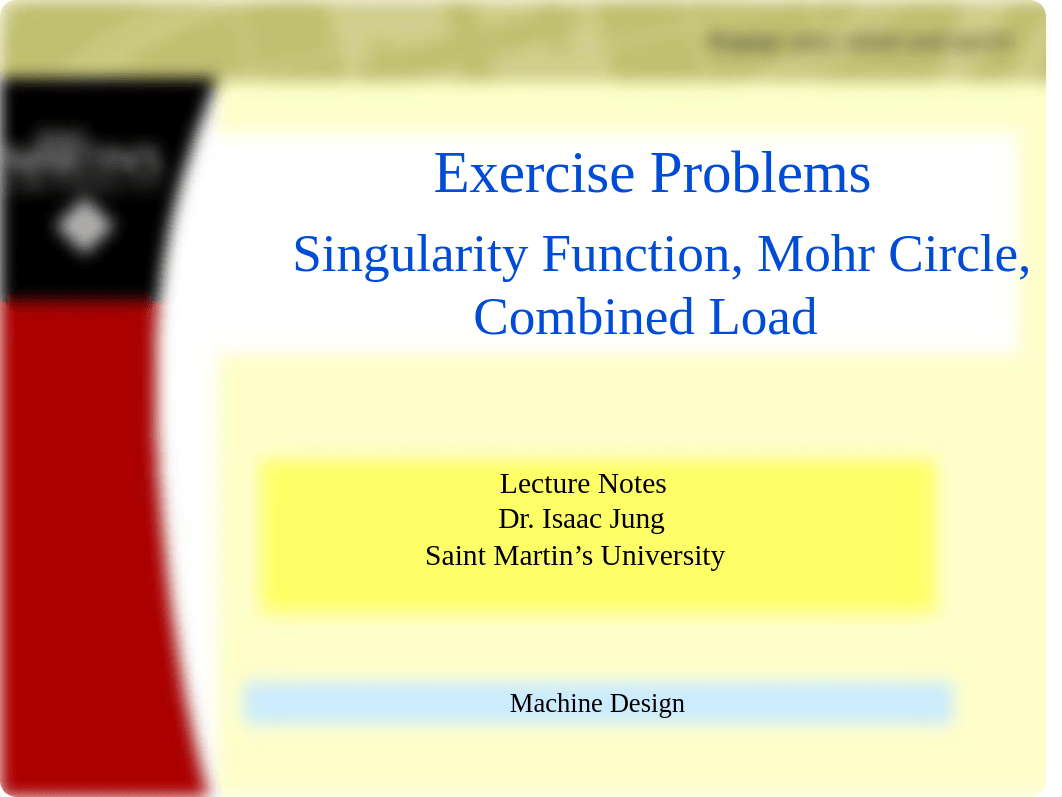 Exercise Problems_Singularity Function, Mohr Circle, Combined Load_dzwhsvt0qz9_page1