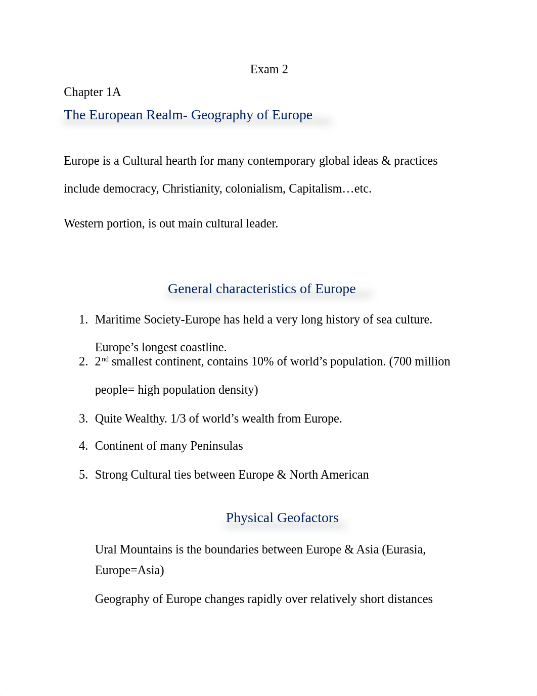 World Geography Notes for Exam 2_dzwj9ofuwqx_page1