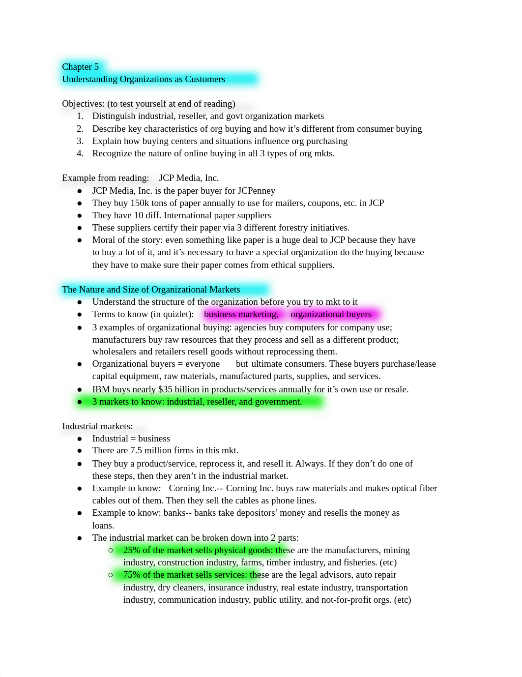 Mkt 3343 chapter 5 notes_dzwvf6le9w0_page1