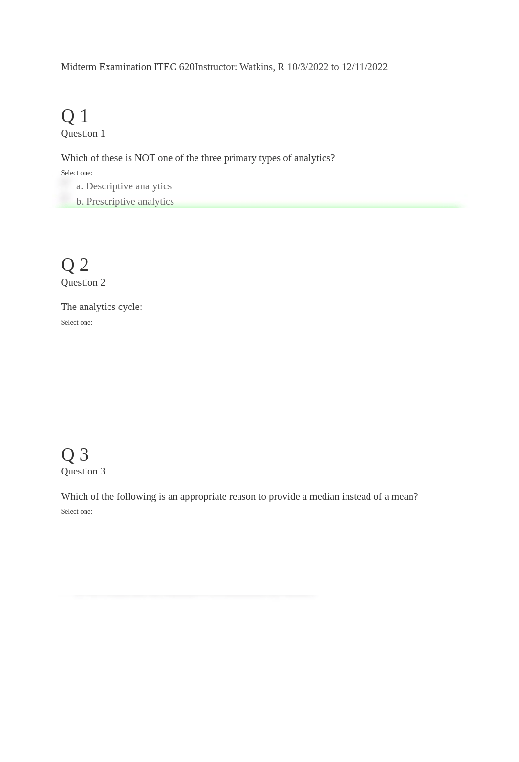 Midterm Examination ITEC 620 Instructor  Watkins, R 10-3-2022 to 12-11-2022.pdf_dzwvwk98hu8_page1
