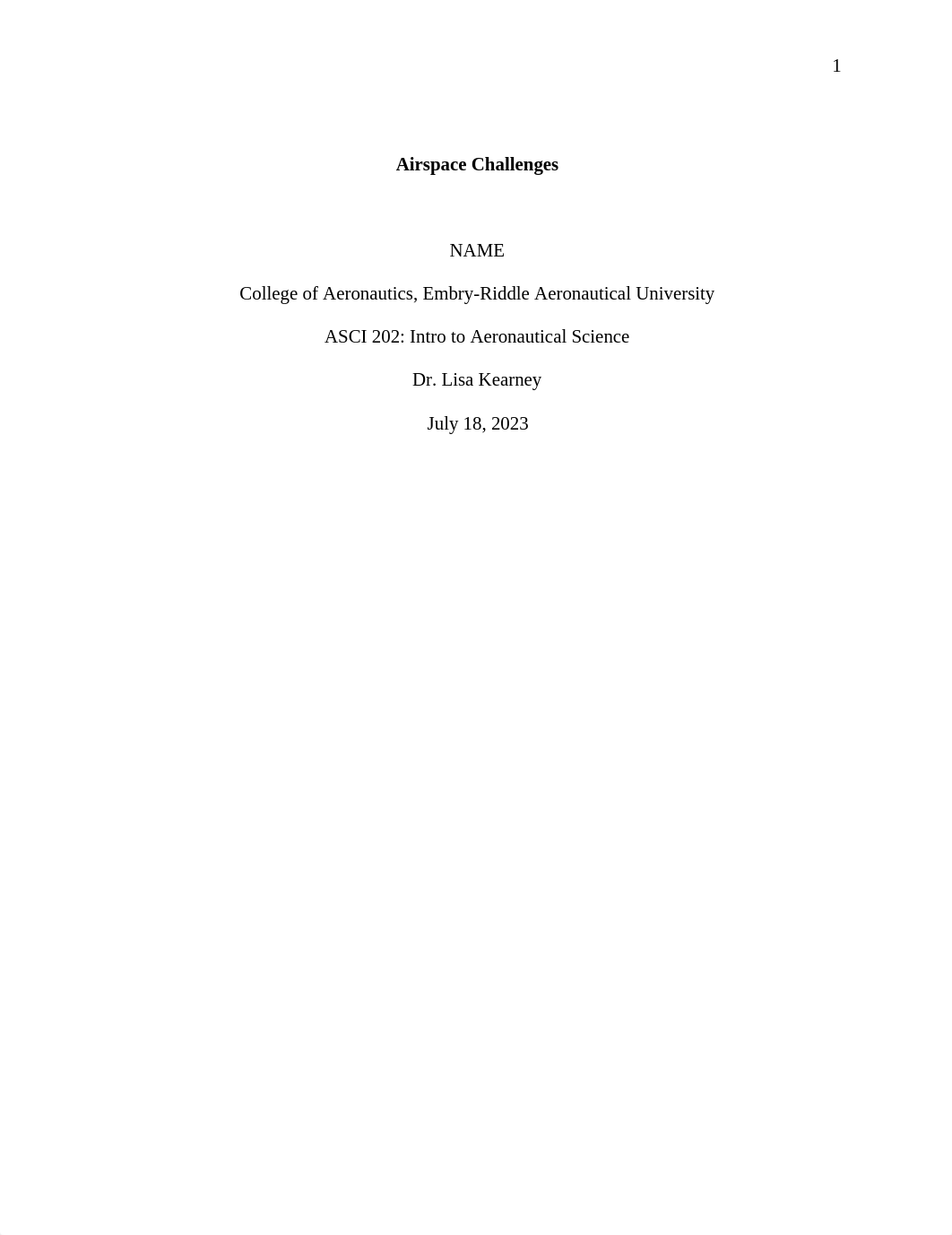 ASCI 202 8.2 Airspace Capacity Challenges Paper.docx_dzx1me4na0m_page1