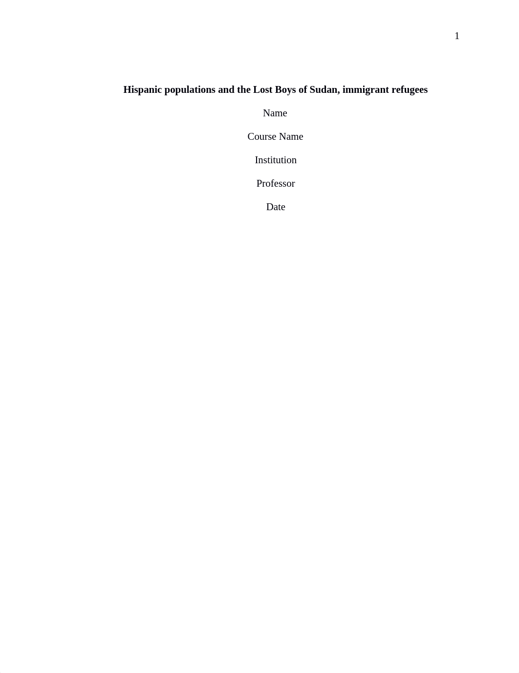 Hispanic populations and the Lost Boys of Sudan, immigrant refugees.docx_dzx7d0ogd3v_page1