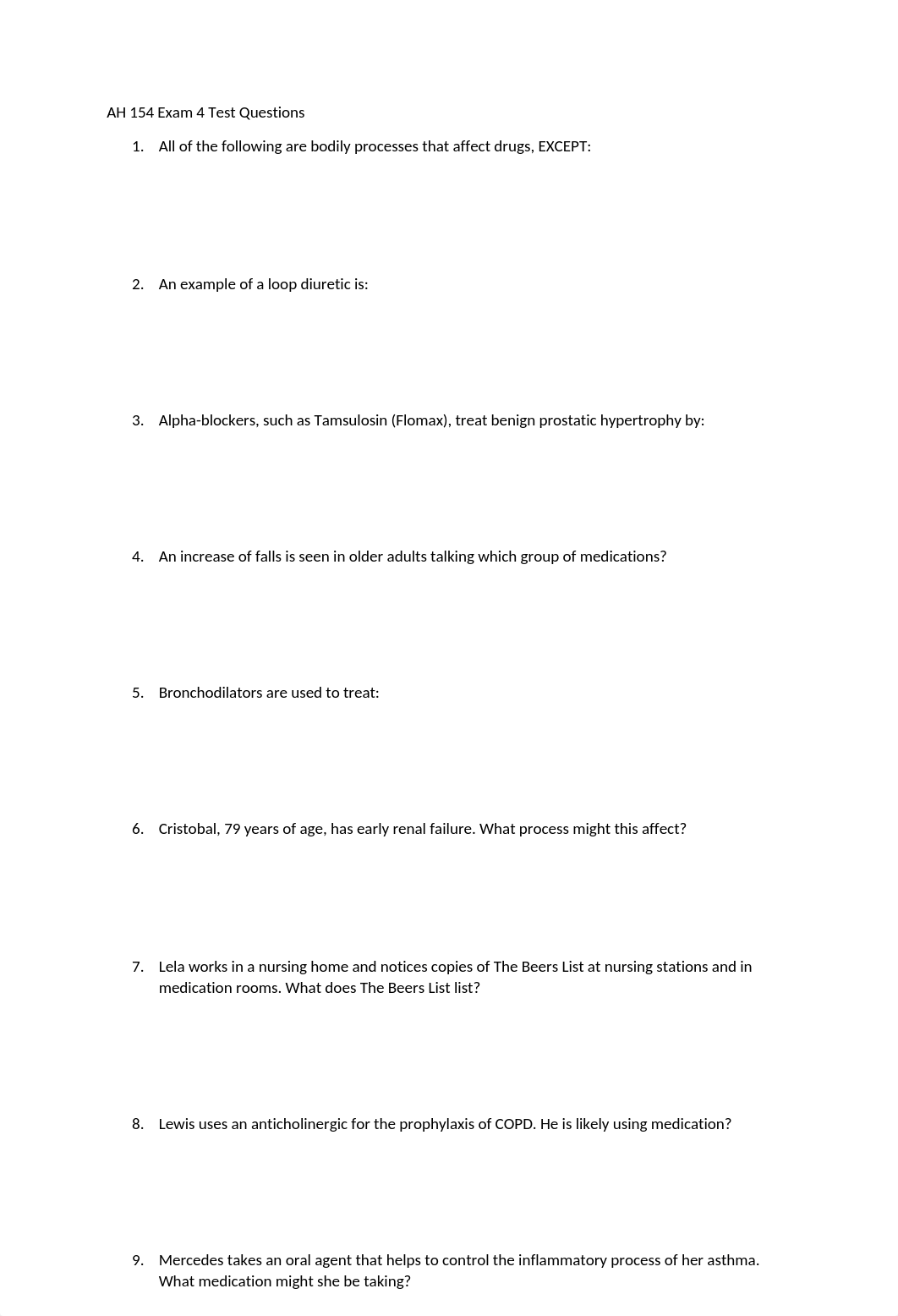 AH 154 Exam 4 Test Questions.docx_dzxb2mxka3b_page1