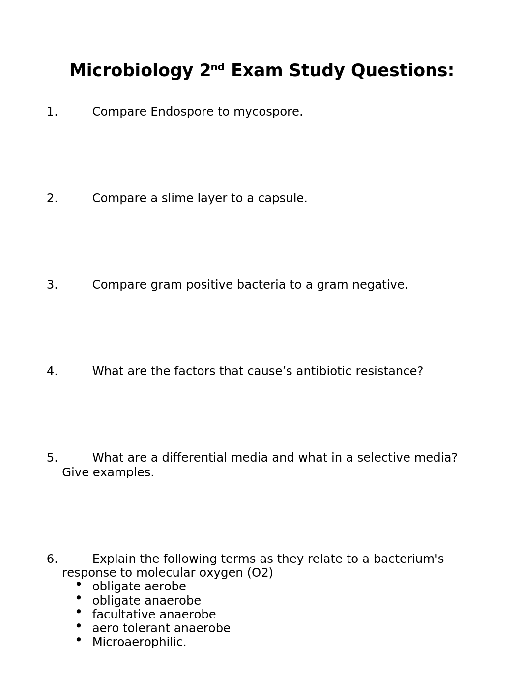 Microbiology Exam 2 Study Questions.docx_dzxtbjetubl_page1