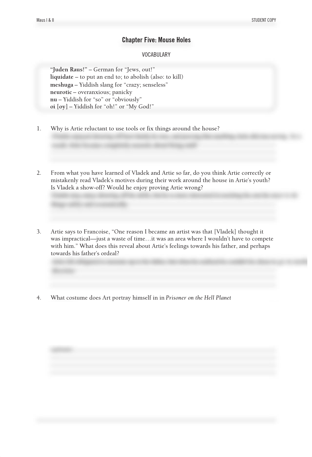 Kami Export - Judah Ferguson - Maus discussion questions Chapter 5.pdf_dzy9lxn95id_page1