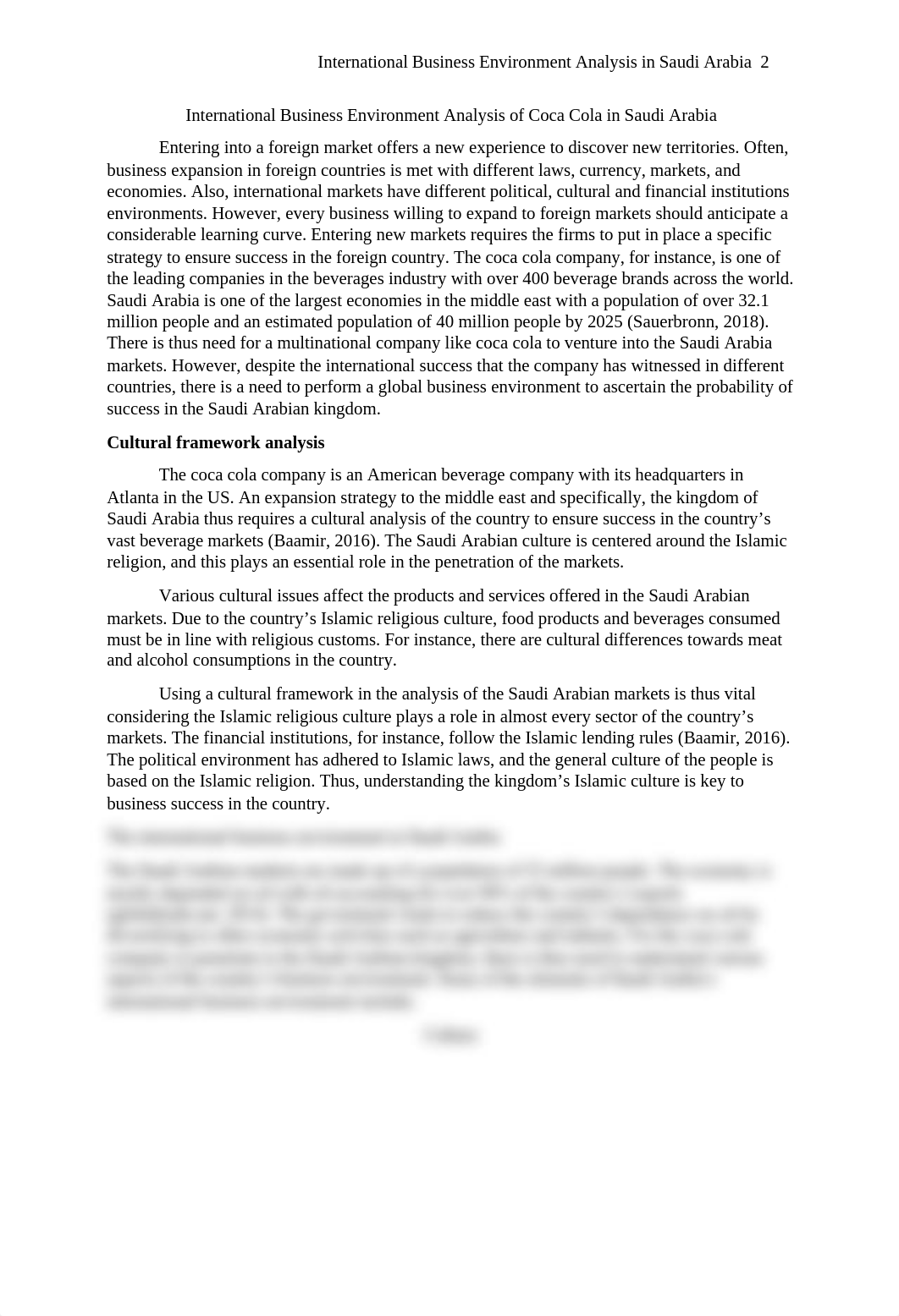 International Business Environment Analysis of Coca Cola Company in Saudi Arabia.doc_dzybpmzs7wj_page2