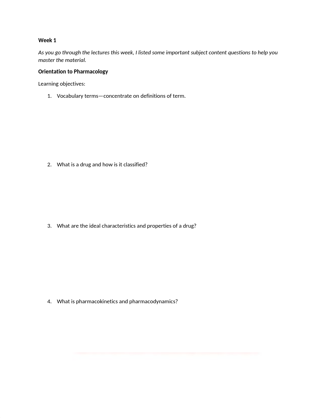 Week 1 PHARM STUDY GUIDE .docx_dzykoik96b3_page1