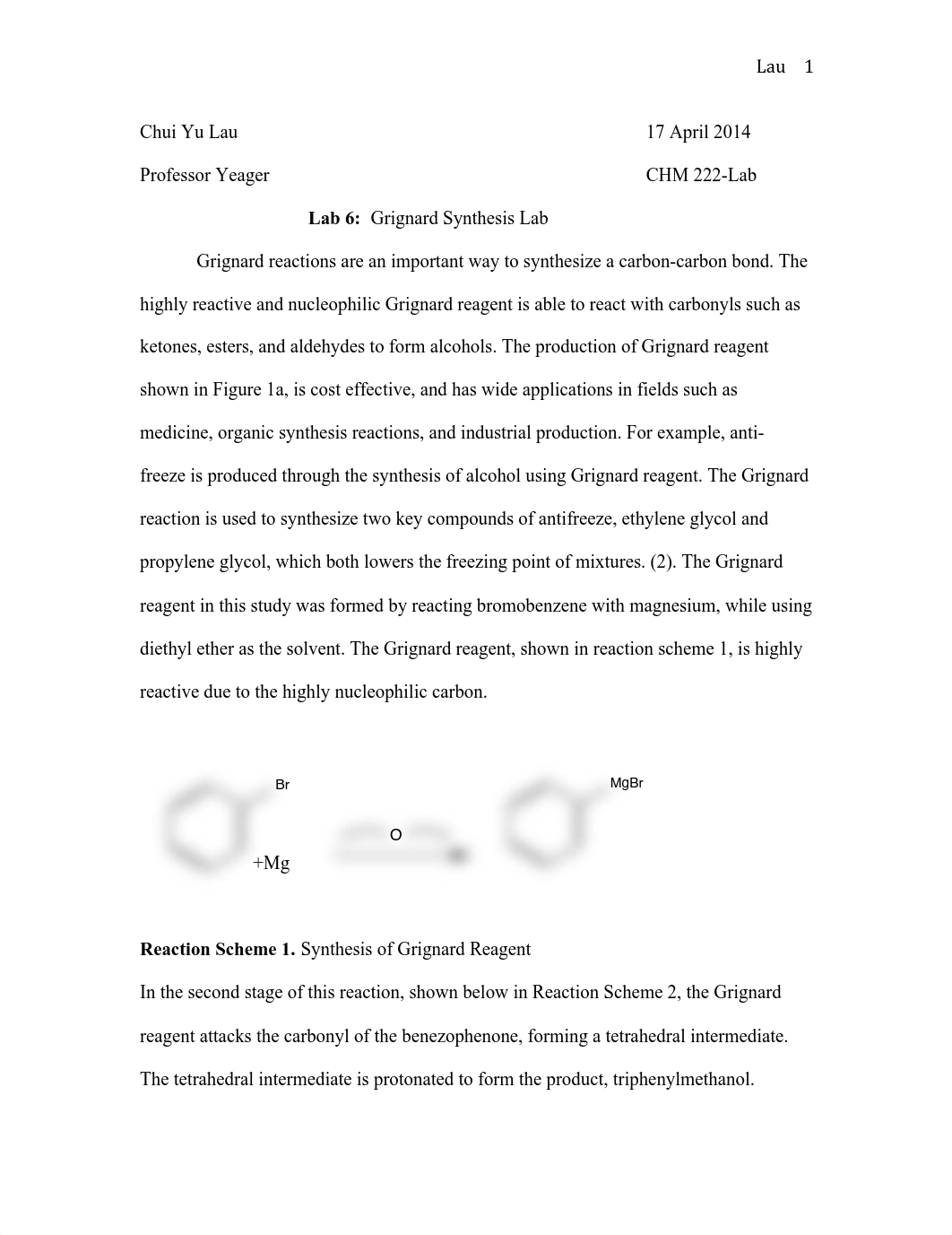 Lab Report_6_Grignard_Reaction_Final_Chui Yu_pdf_dzypx865bns_page1