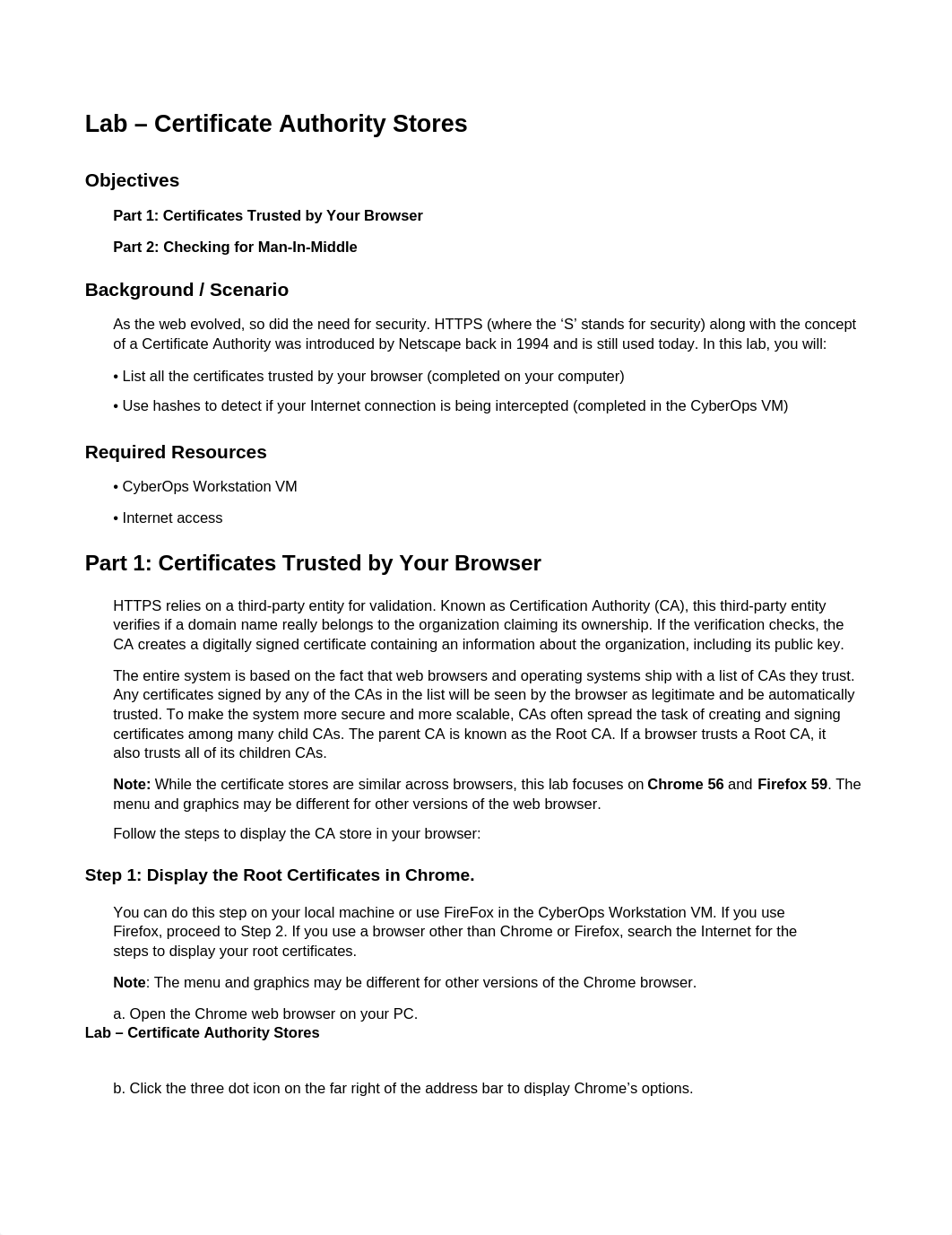9.2.2.7 Lab - Certificate Authority Stores.docx_dzytq6keyz5_page1